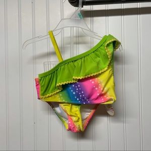 NWT Kidgets 2 Piece Rainbow Bathing Suit 3T
